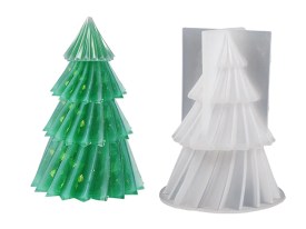 Molde silicona arbolito 4 capas